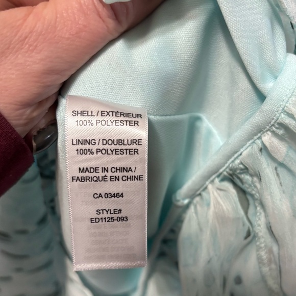 Summer mid-length sleeveless dress mint green brand new never worn - Picture 5 of 5